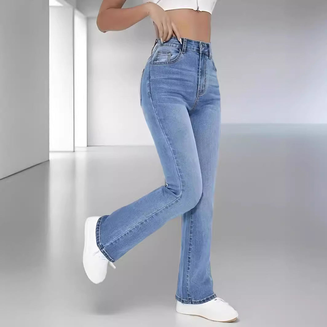 High waist stretch jeans