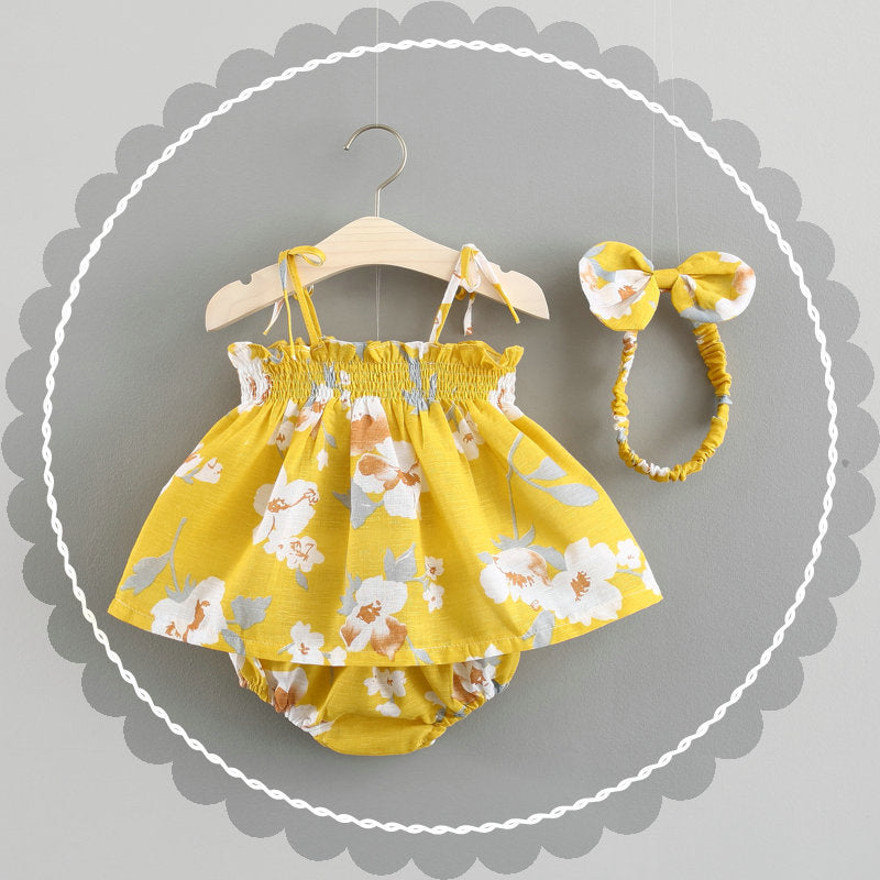 Baby Sommerkleid mit Blumenmuster