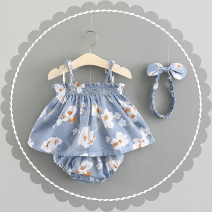 Baby Sommerkleid mit Blumenmuster