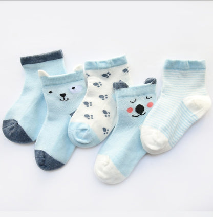 Kinder Socken  5er Pack Atmungsaktive