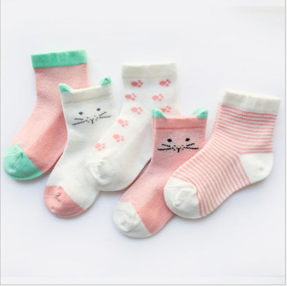 Kinder Socken  5er Pack Atmungsaktive