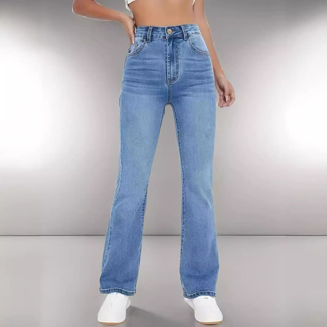 High waist stretch jeans