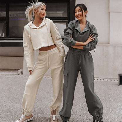 leisure sports suit, two-piece set