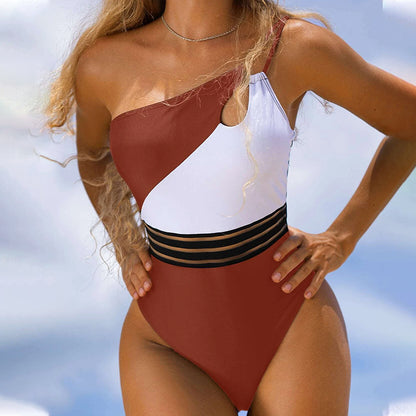 Maillot de bain à épaules dénudées