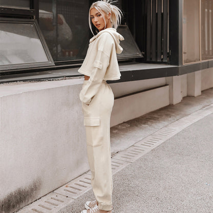 leisure sports suit, two-piece set