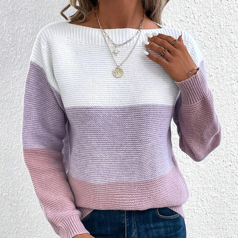 Winter Strickpullover Rundhals