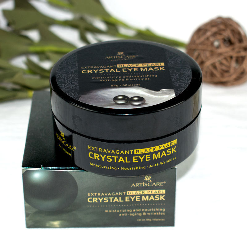 Black Pearl, masques pour les yeux gel cristal