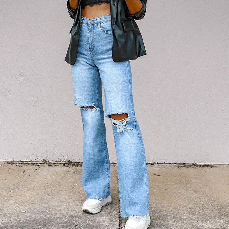 Lässige High Waist Jeans